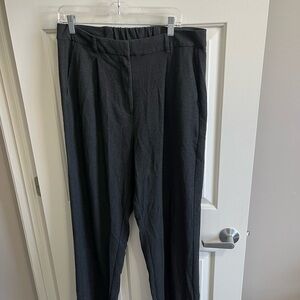 Old Navy Charcoal Tall Wide Leg Taylor Trousers